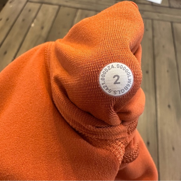 Orange Lululemon Align High-Rise Crop 23" Inseam - Size 2. - Picture 8 of 8